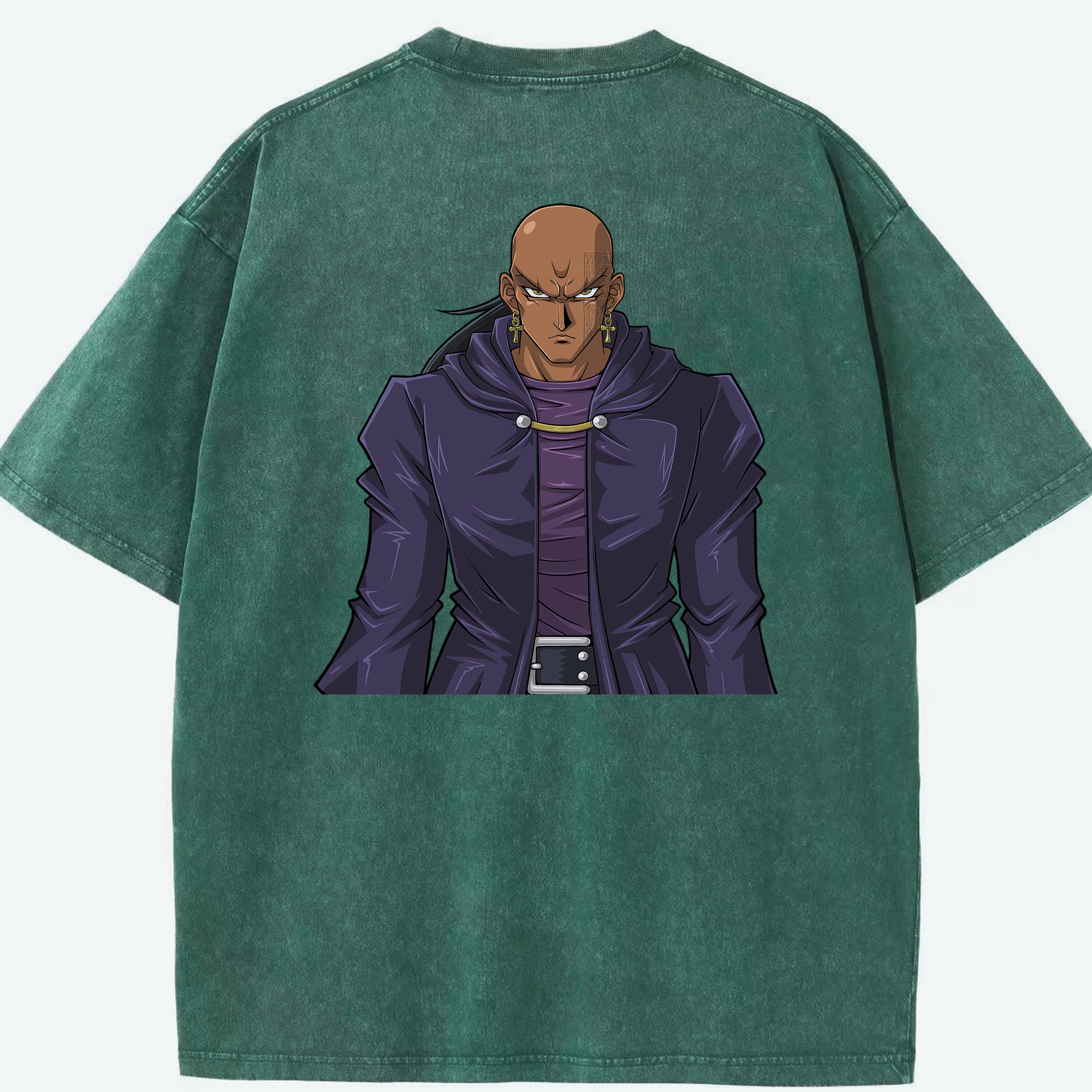 （画像用） 遊☆戯☆王 Yu-Gi-Oh! 綿100% ヴィンテージ風 半袖Tシャツ（背面プリント）